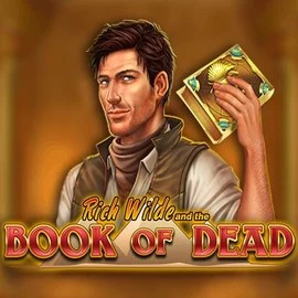 Book of Dead logo by Play'n GO Happyjokers Casino