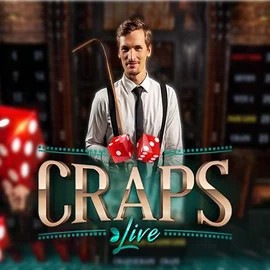 Live Craps logo – Live Casino by Evolution at Happyjokers Casino