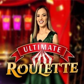 Ultimate Roulette logo by Ezugi at Happyjokers Casino