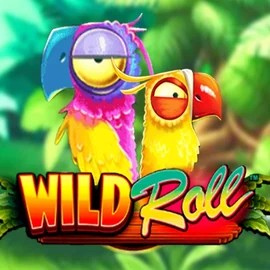 Wild Roll slot logo by Playtech at Happyjokers Casino